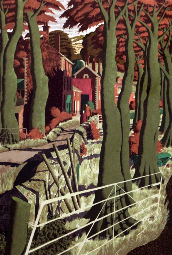 Simon Palmer (b.1956) The Small Farmer and The Large Farm Worker, and The Sisters Went Their Separate Ways 24 x 17in. & 17 x 23in., tog